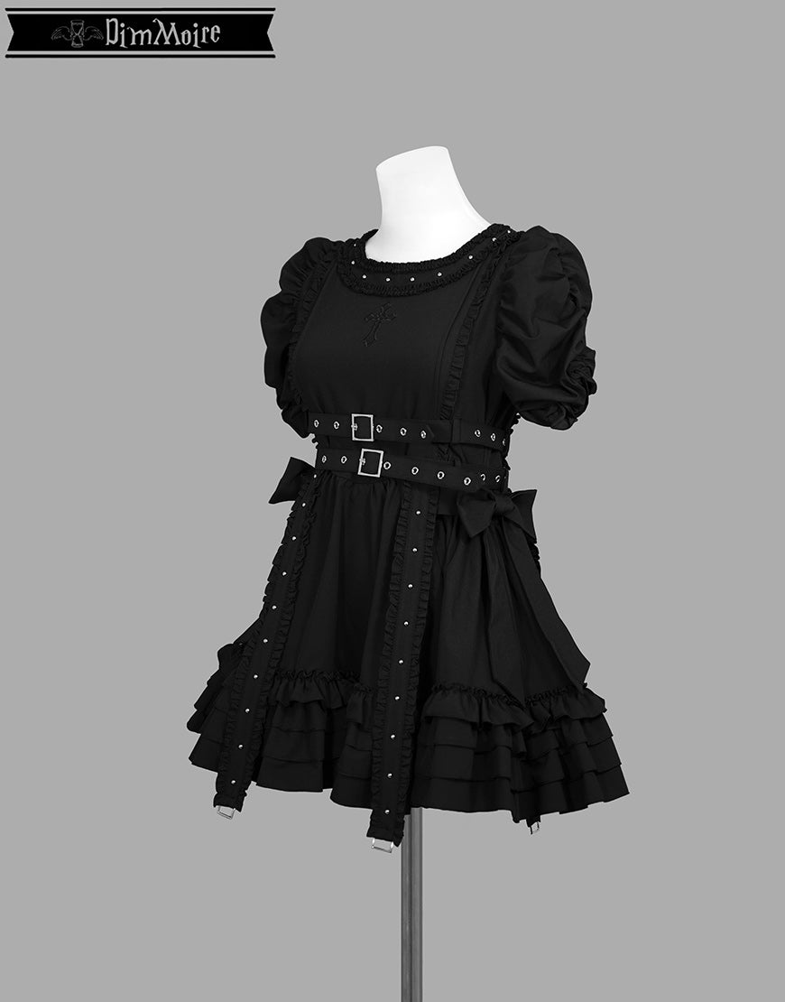 DimMoire【ディムモアール】妄愛ホイップワンピース/Black