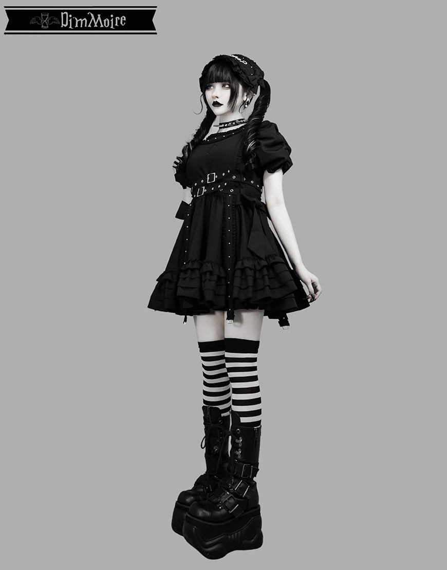 DimMoire【ディムモアール】妄愛ホイップワンピース/Black
