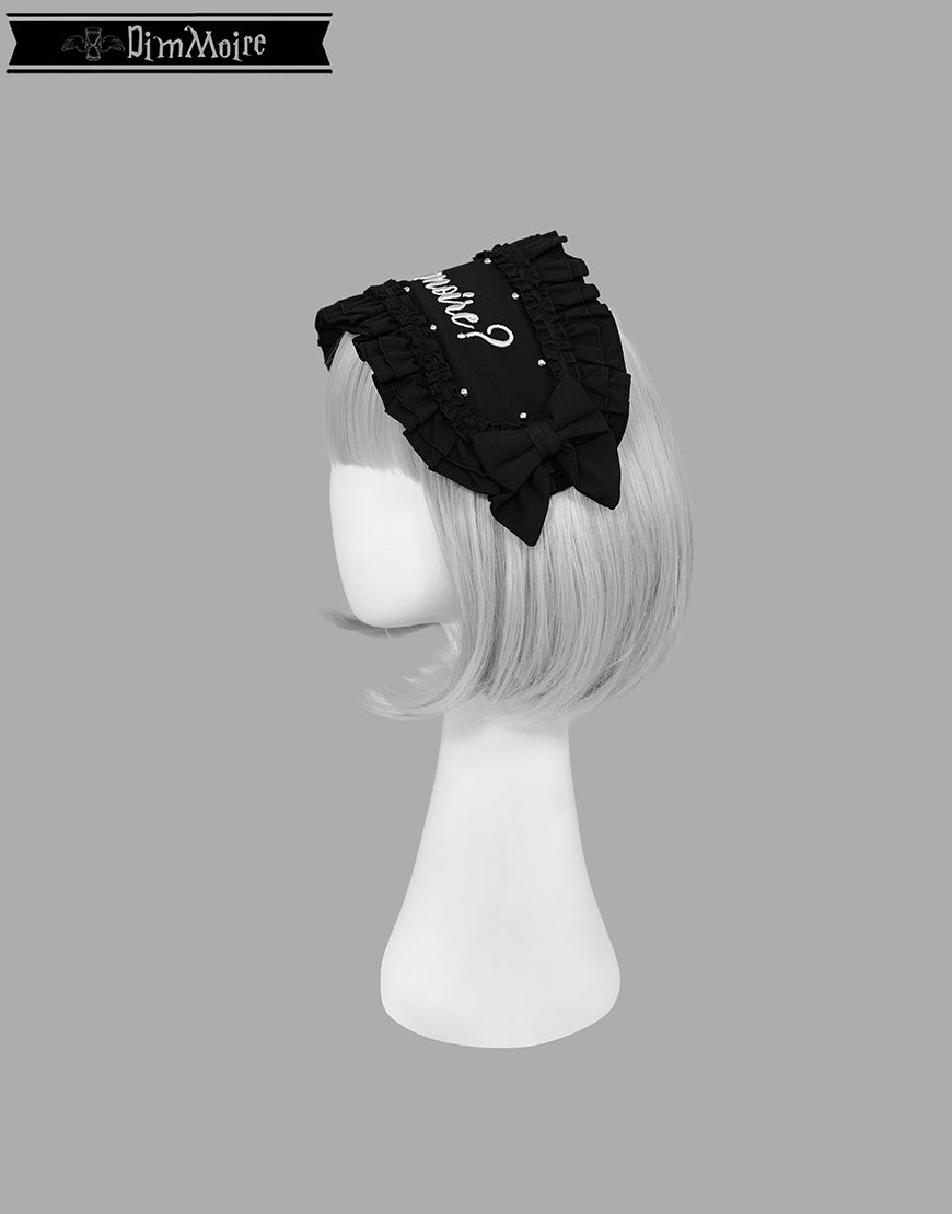 DimMoire【ディムモアール】妄愛ホイップヘッドドレス/Black