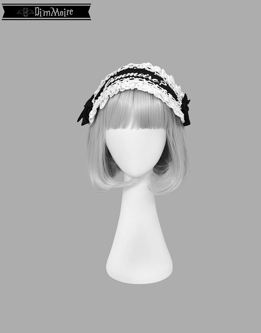 DimMoire【ディムモアール】妄愛ホイップヘッドドレス/Black×White