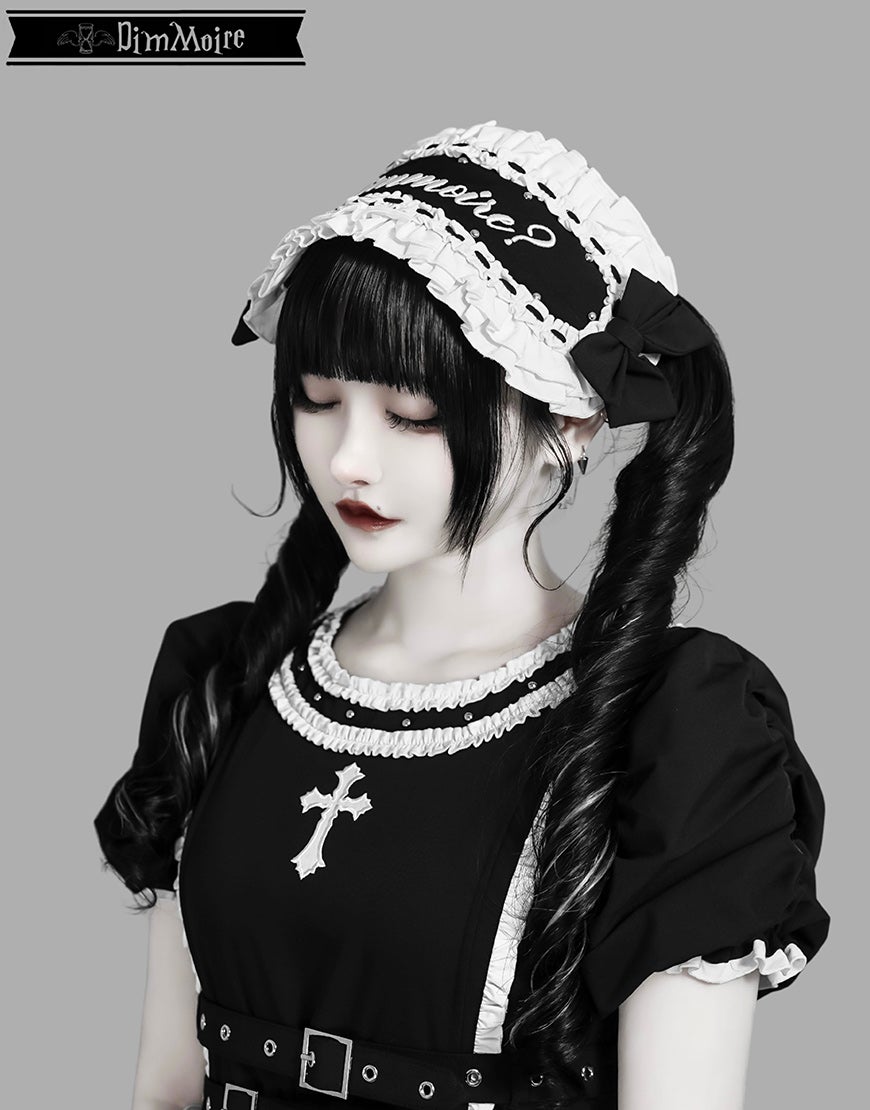 DimMoire【ディムモアール】妄愛ホイップヘッドドレス/Black×White