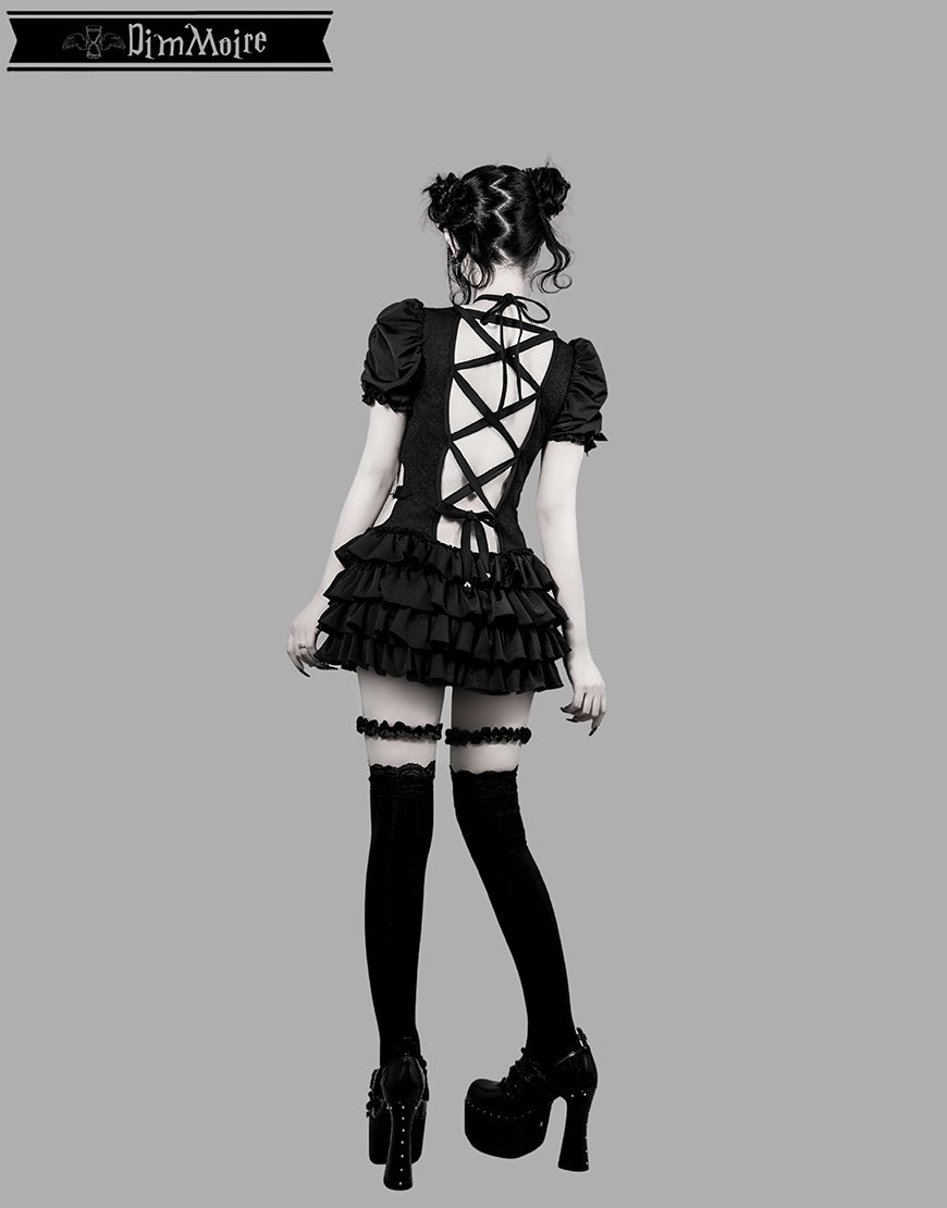 DimMoire【ディムモアール】祈りの十字スイムウェア/Black