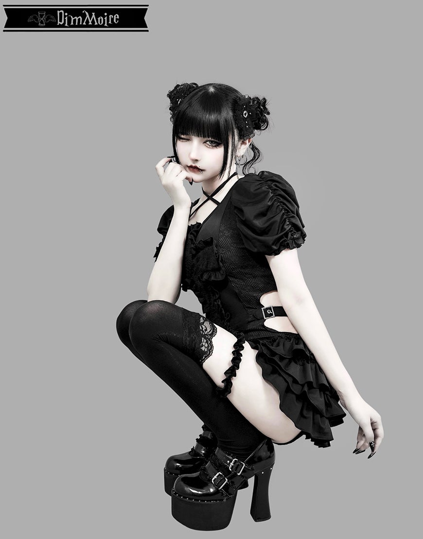 DimMoire【ディムモアール】祈りの十字スイムウェア/Black