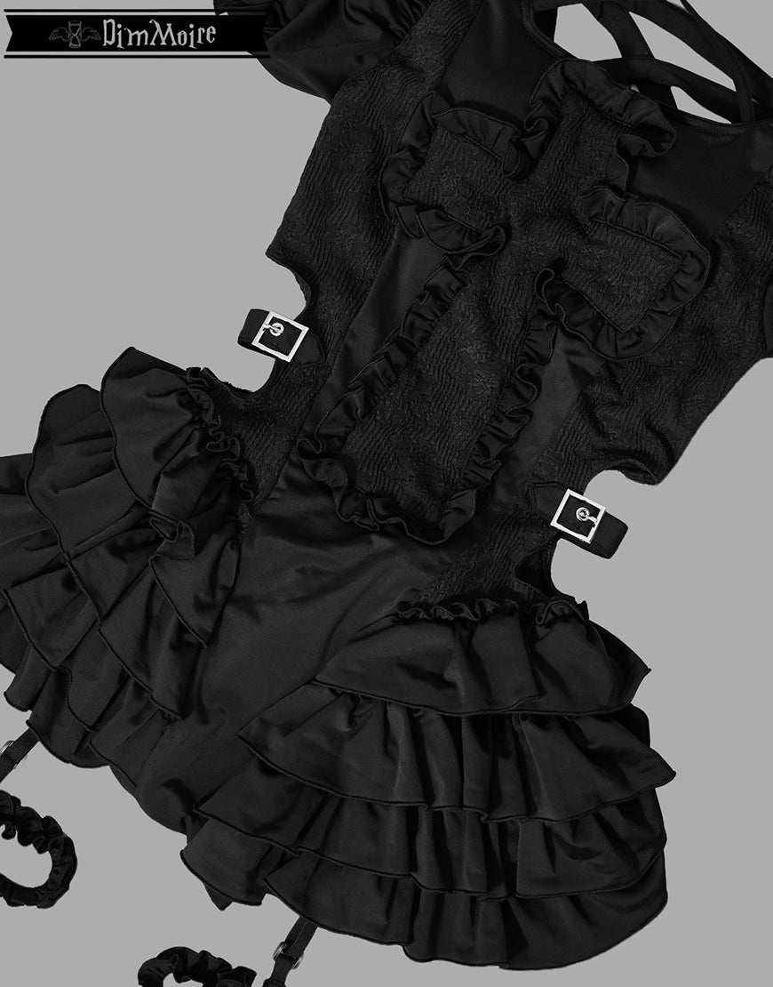DimMoire【ディムモアール】祈りの十字スイムウェア/Black