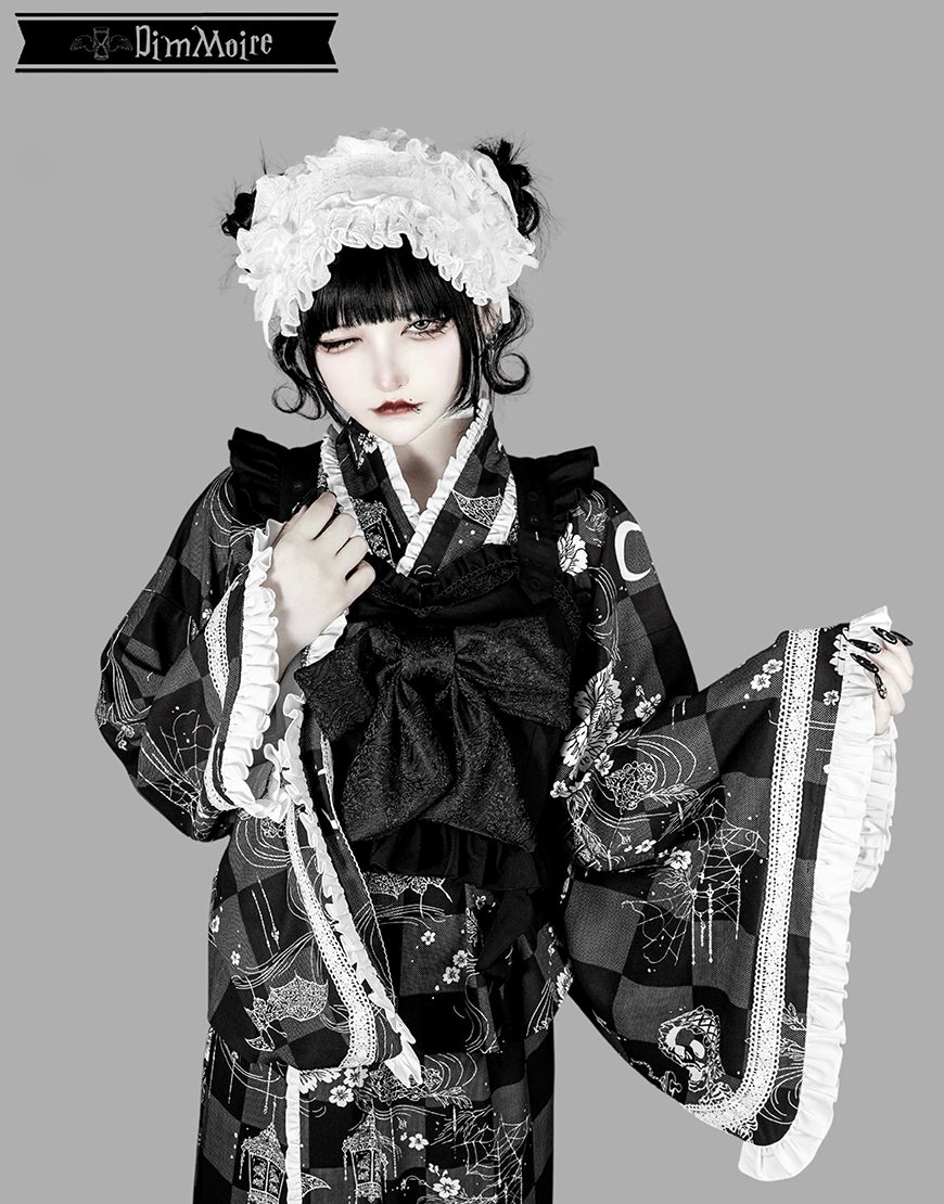 DimMoire【ディムモアール】宵闇ドレス浴衣セット/Black
