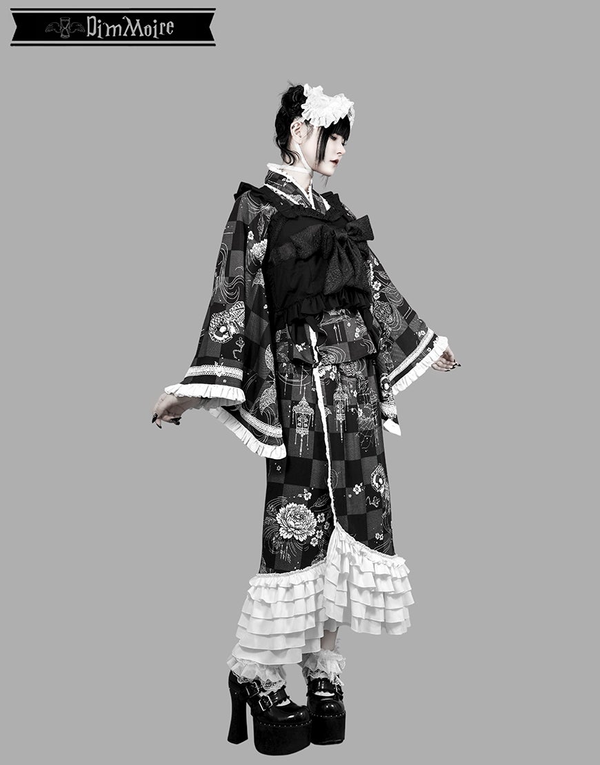 DimMoire 宵闇ドレス浴衣セット　black DimMoire【ディムモアール】宵闇ドレス浴衣セット/Black