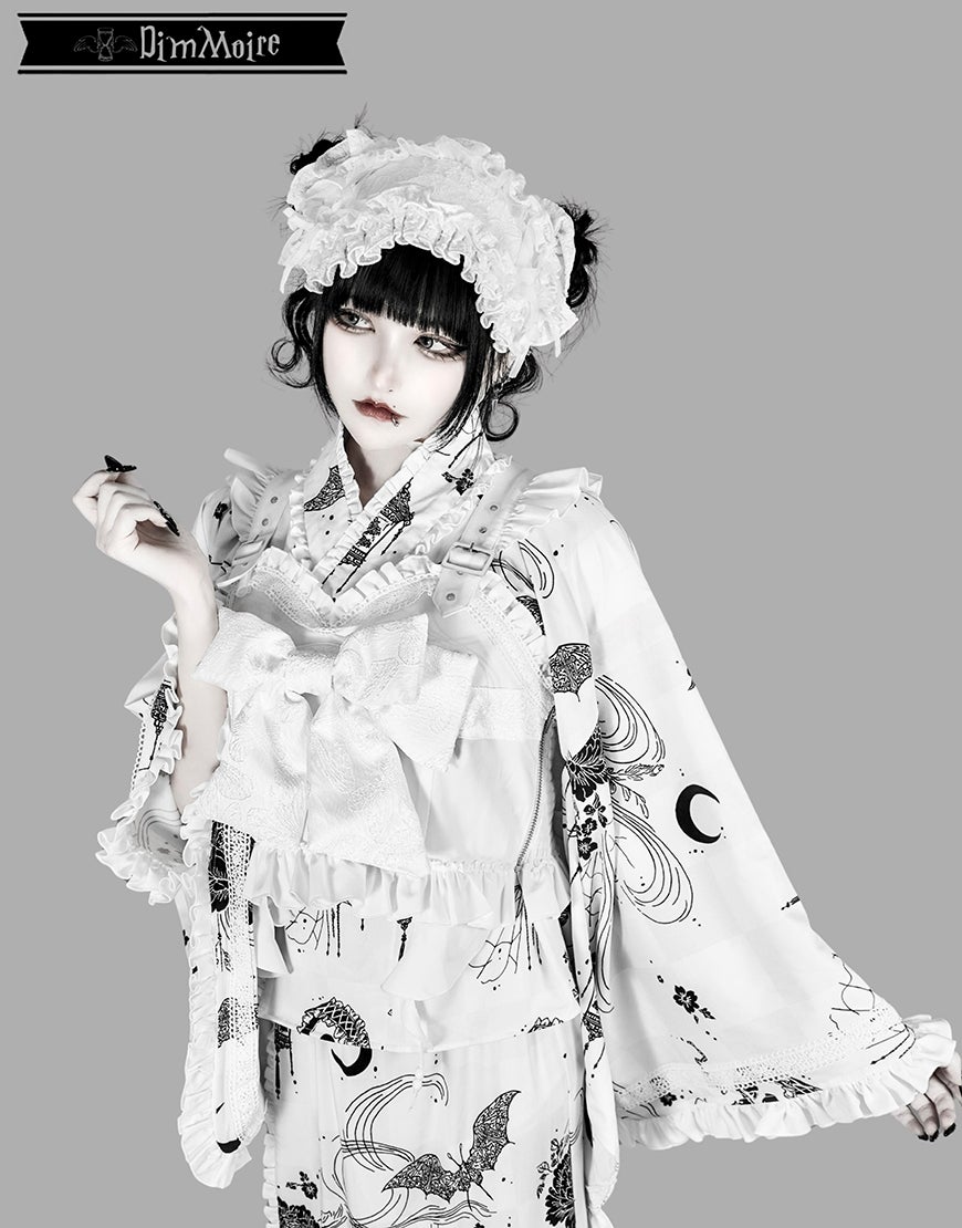 DimMoire【ディムモアール】宵闇ドレス浴衣セット/White