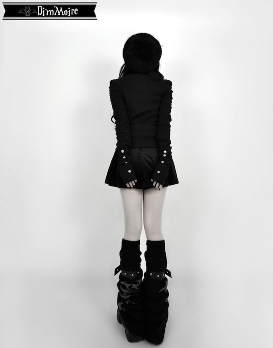 DimMoire【ディムモアール】くしゅくしゅニットトップス/Black