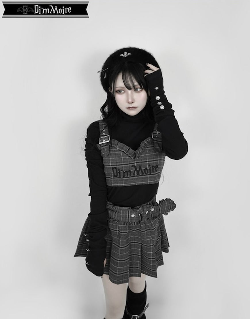 DimMoire【ディムモアール】くしゅくしゅニットトップス/Black
