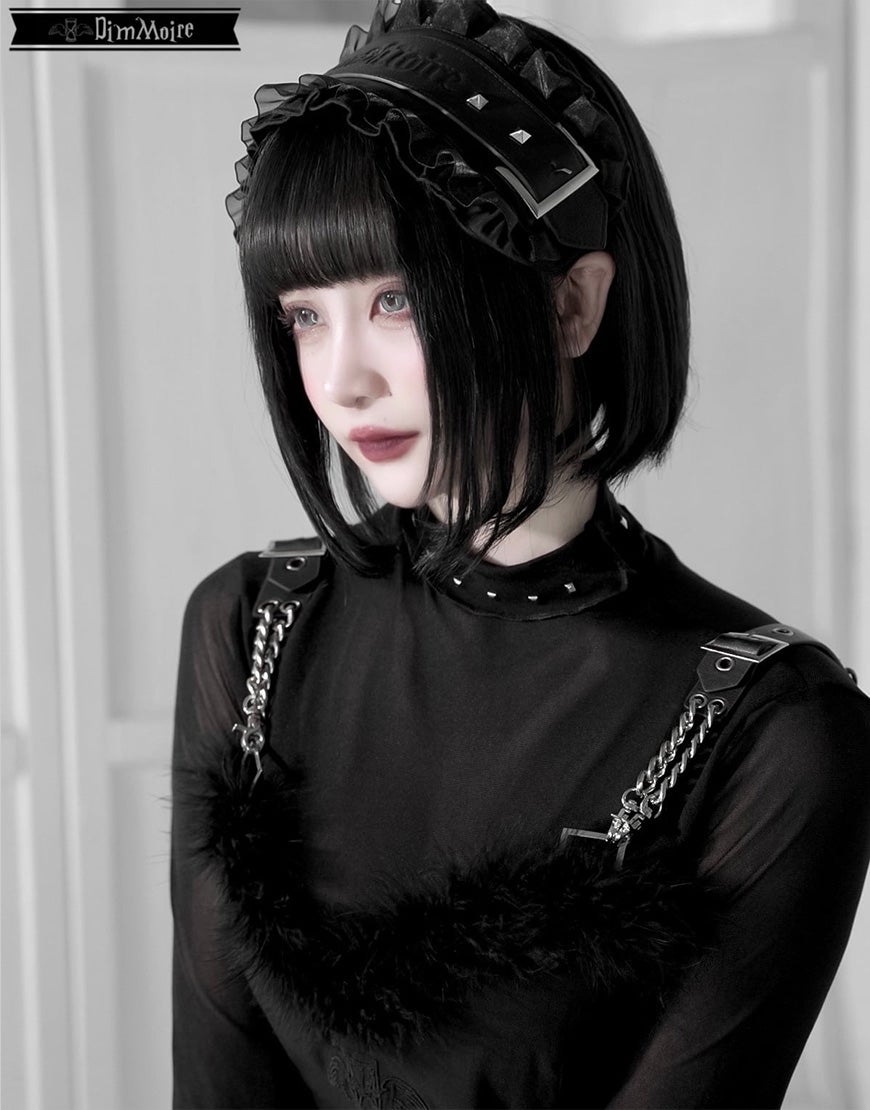 DimMoire【ディムモアール】【復刻】刻印ヘッドドレス/Black