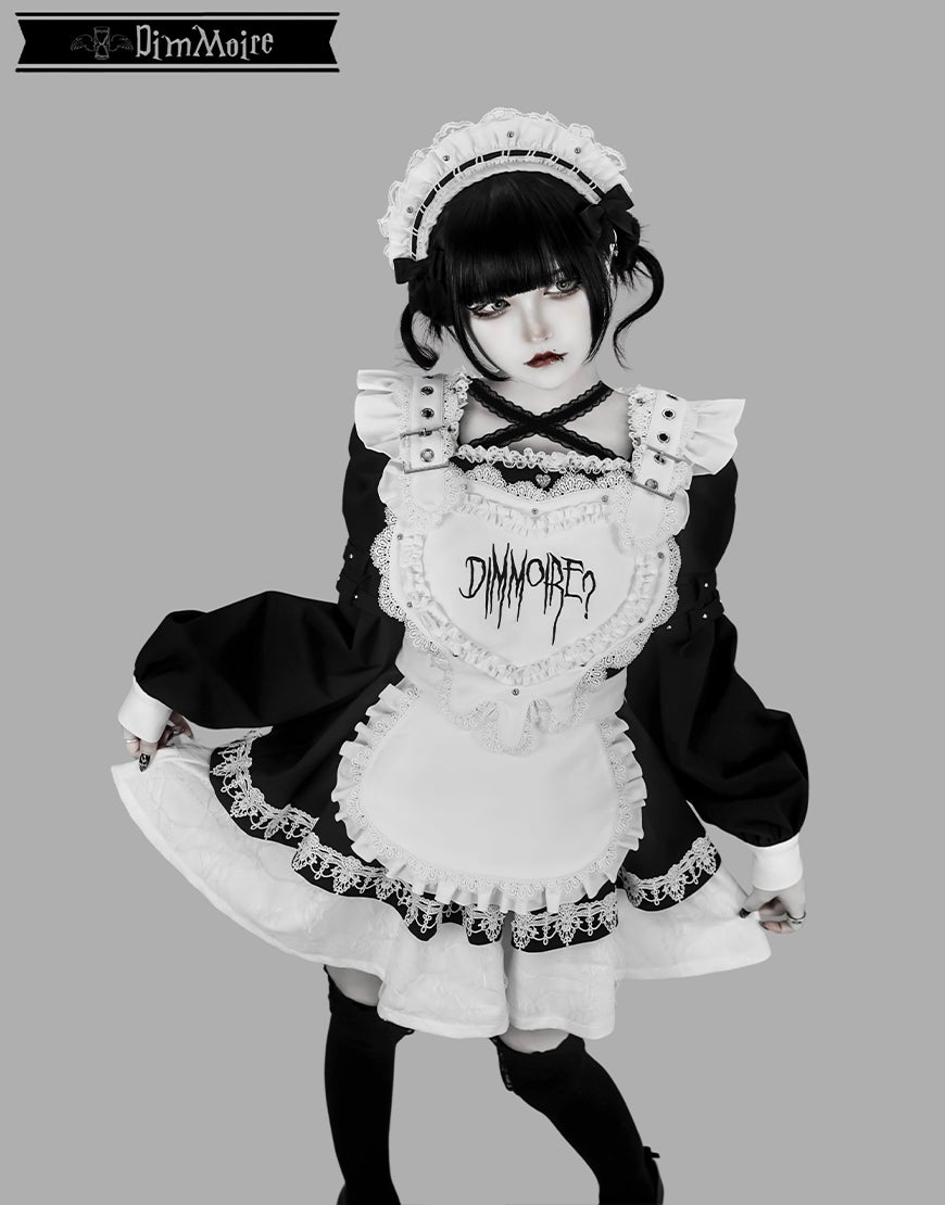 DimMoire【ディムモアール】メイドヘアアクセサリー/Black×White DimMoire【ディムモアール】メイドヘアアクセサリー/White×Black