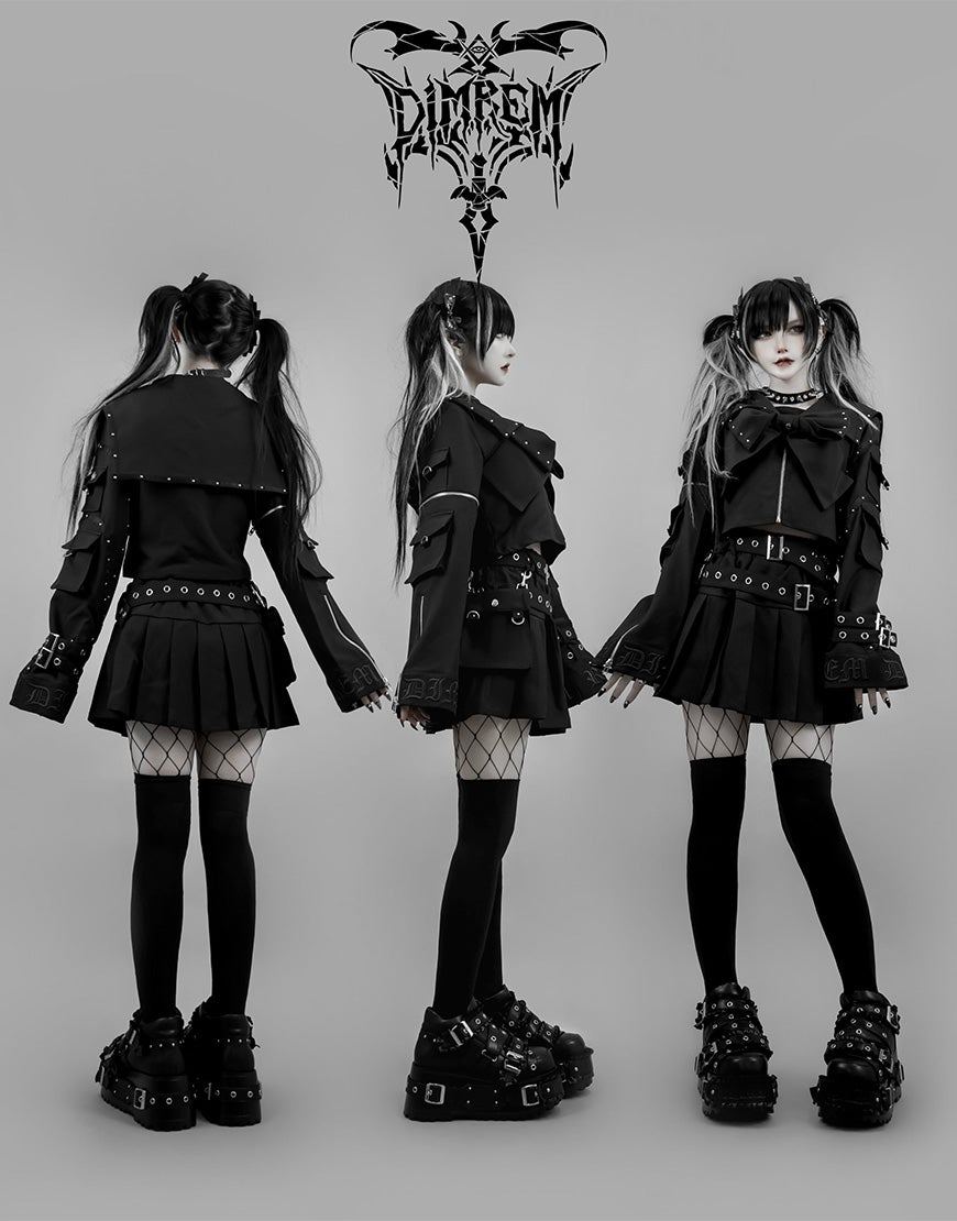 超フリルベルトシューズ/Black DIMREM【ディムレム】超フリルベルトシューズ/Black