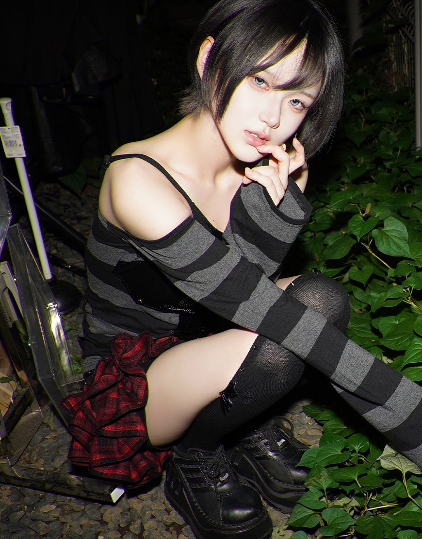 DustDevil【ダストデビル】Check Frill Skirt（チェックフリルスカート