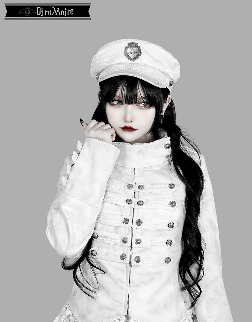 DimMoire【ディムモアール】HeartCoreミリタリーキャップ DimMoire【ディムモアール】HeartCoreミリタリーキャップ/White