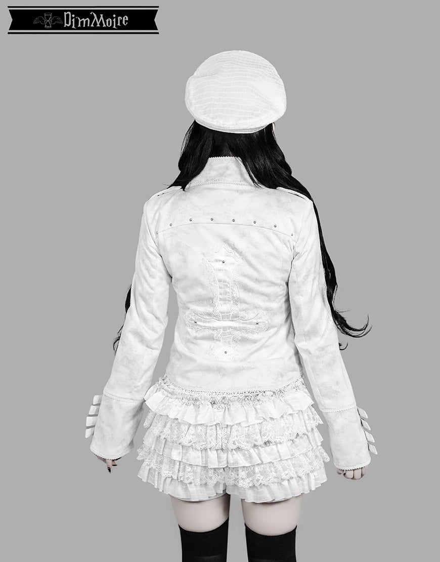DimMoire【ディムモアール】HeartCoreミリタリーキャップ/White