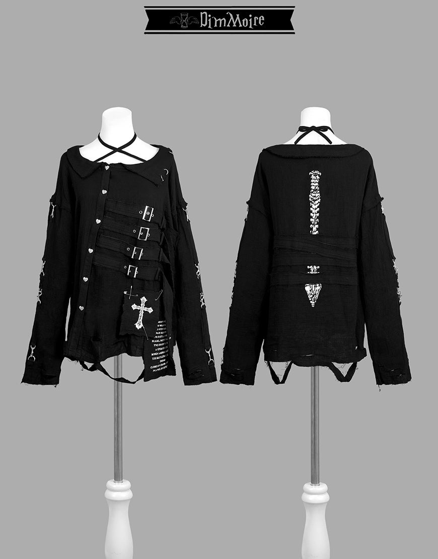 DimMoire【ディムモアール】拘束ガーゼトップス/Black