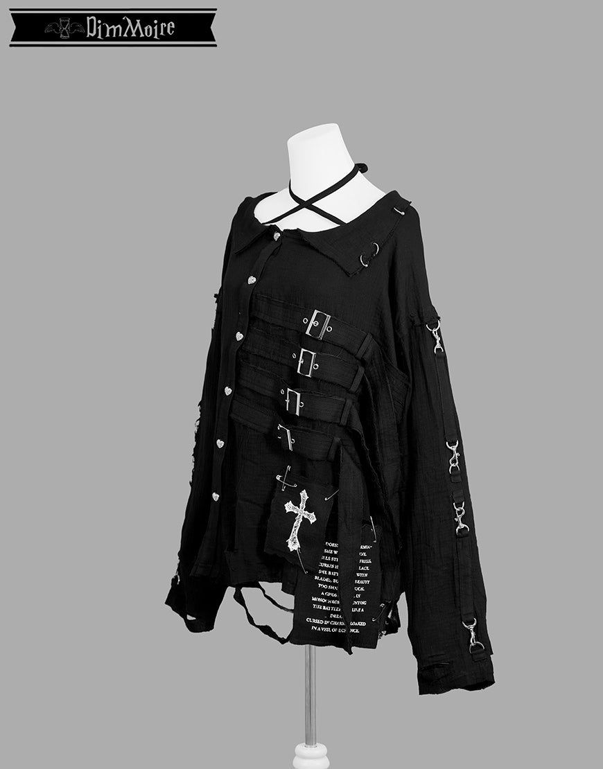 DimMoire【ディムモアール】拘束ガーゼトップス/Black