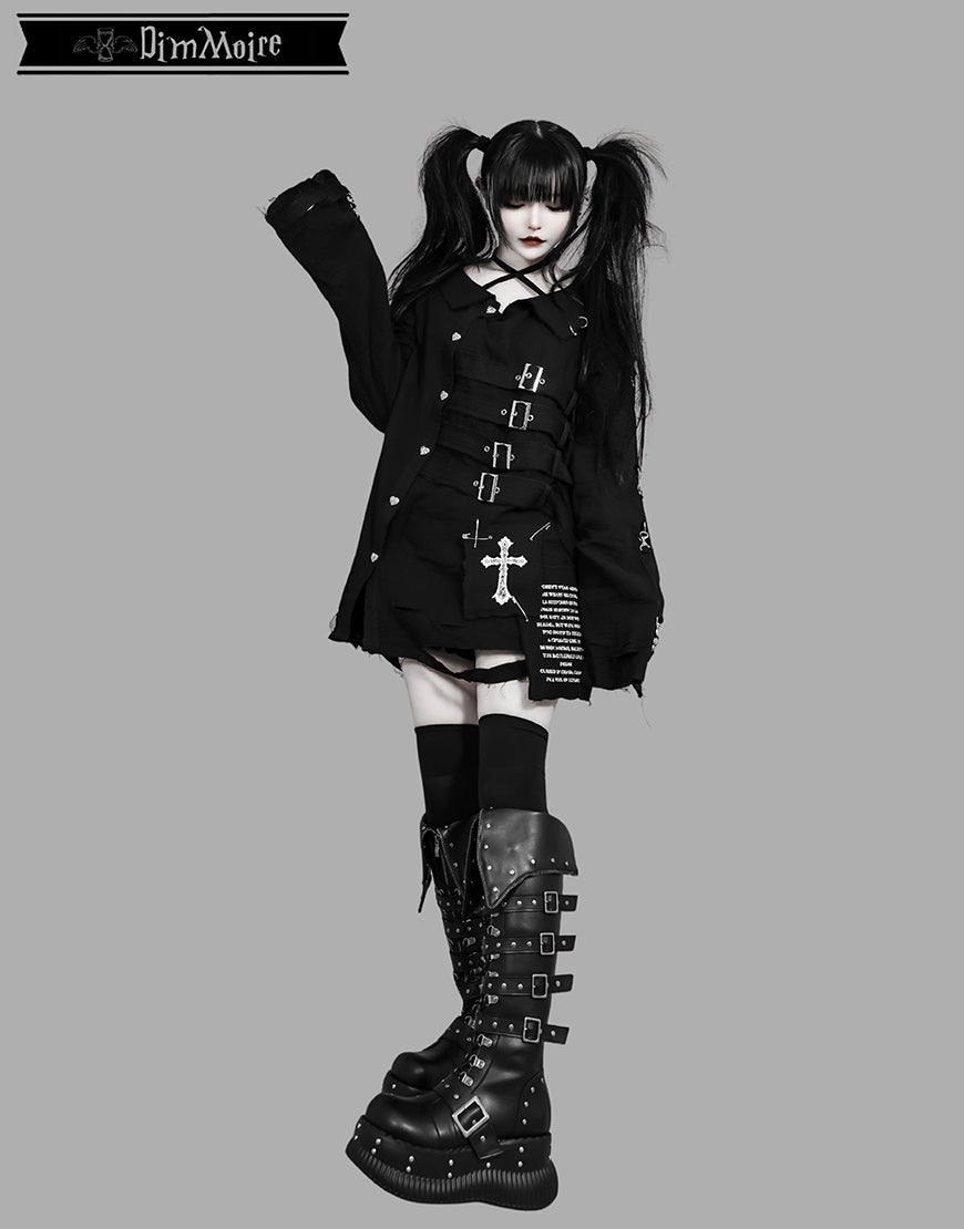 DimMoire【ディムモアール】拘束ガーゼトップス/Black
