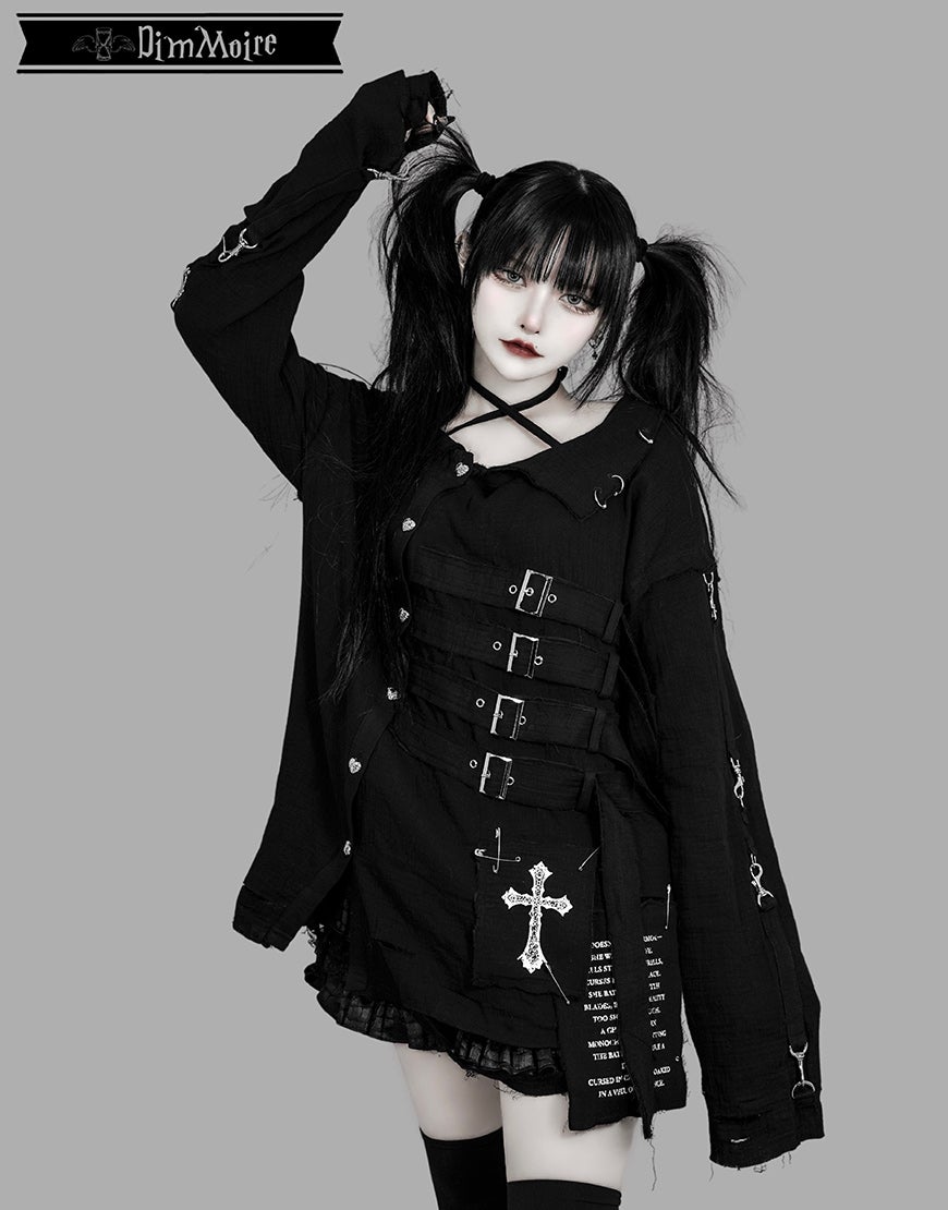 DimMoire【ディムモアール】拘束ガーゼトップス/Black