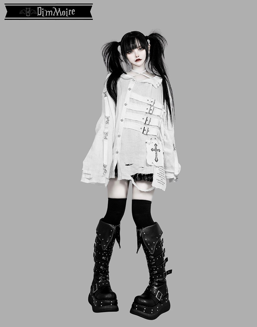DimMoire【ディムモアール】拘束ガーゼトップス/White