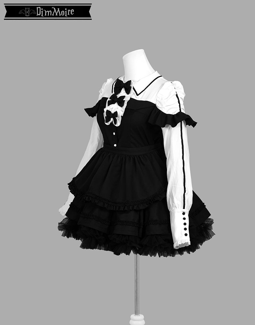 DimMoire【ディムモアール】お嬢様の従愛ワンピース/Black×White