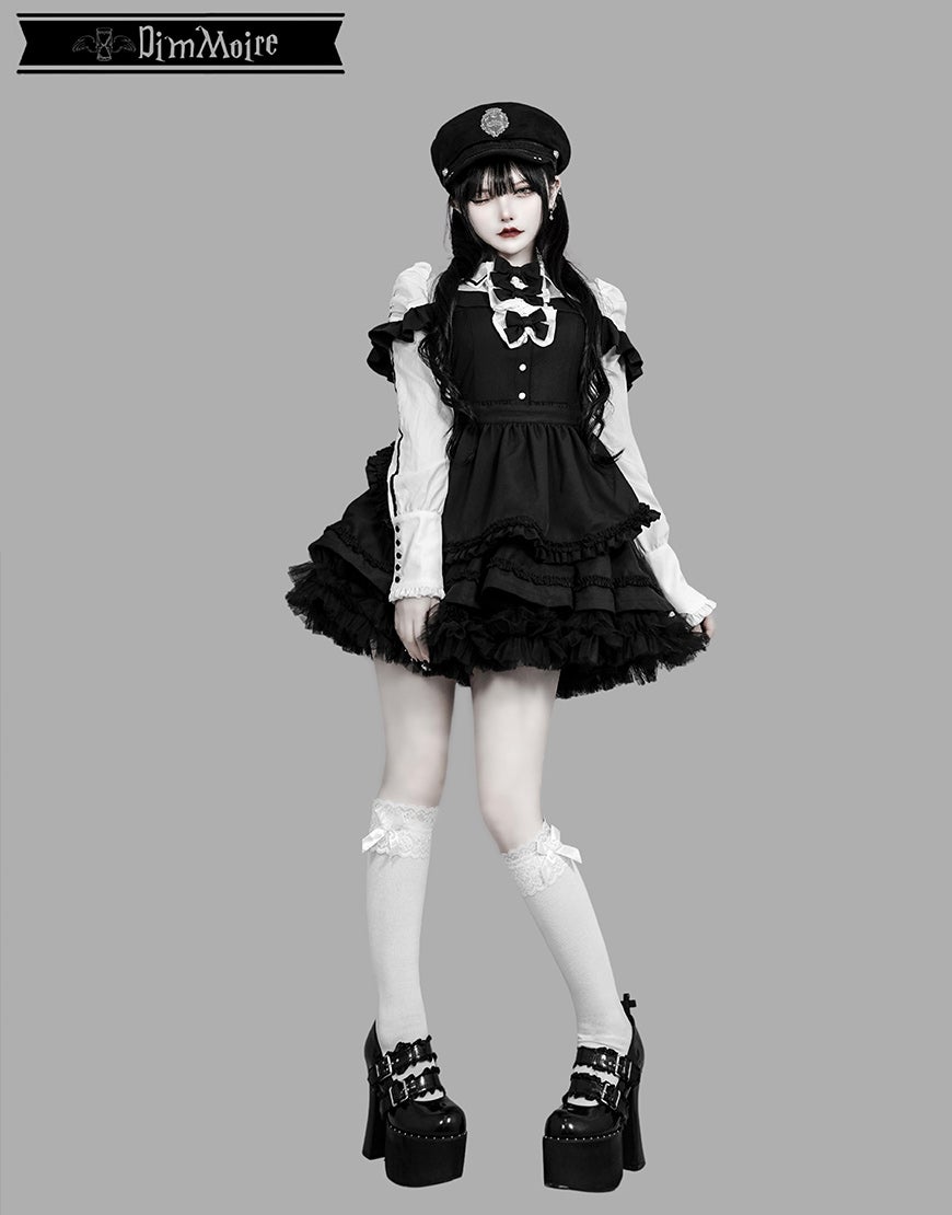 DimMoire【ディムモアール】お嬢様の従愛ワンピース/Black×White