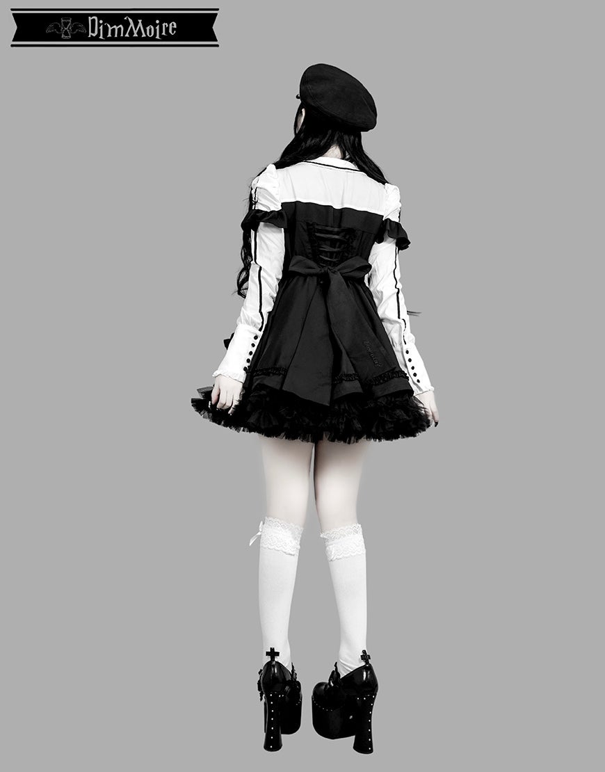 DimMoire【ディムモアール】お嬢様の従愛ワンピース/Black×White