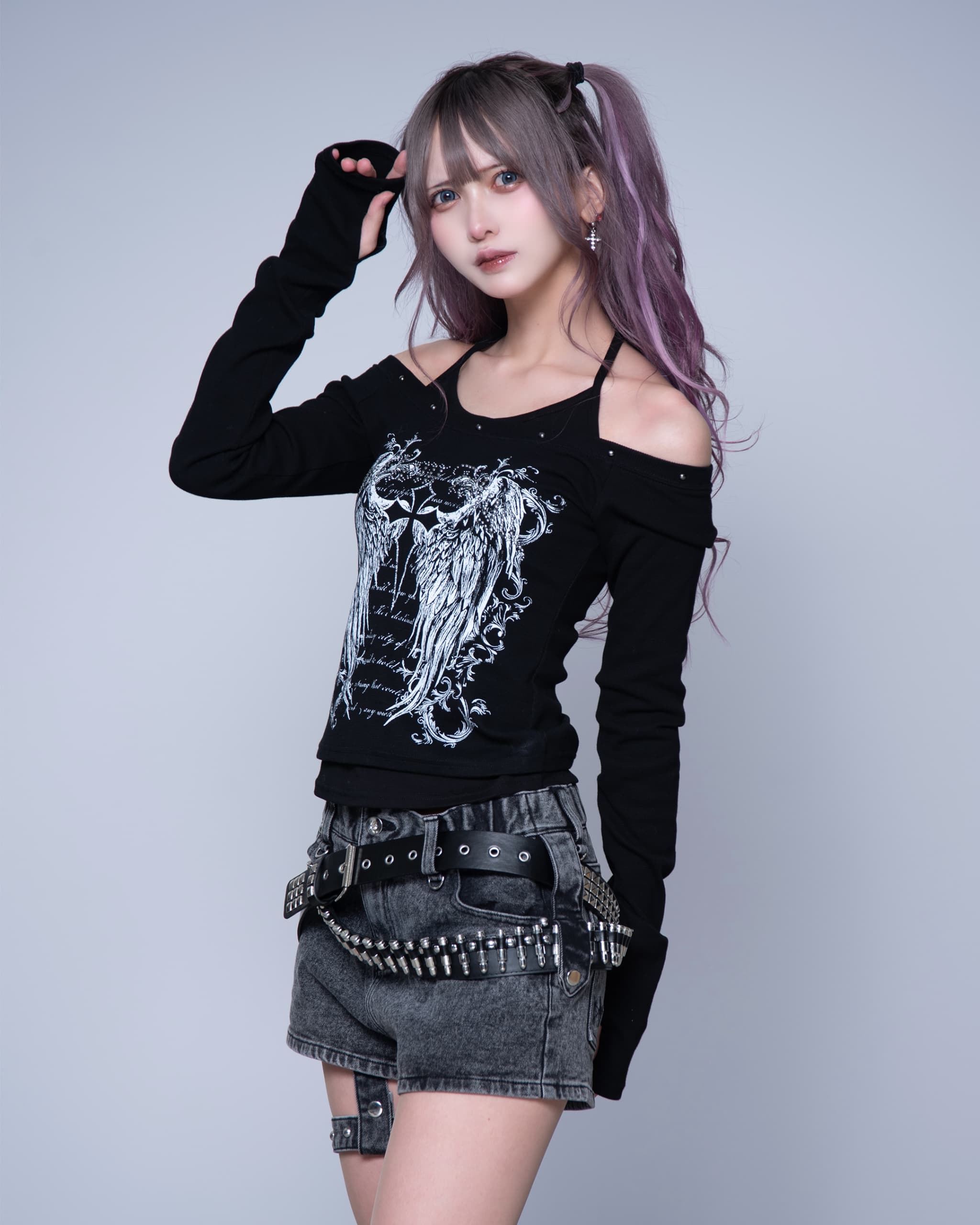 REFLEM【レフレム】キャミレイヤードロンTEE/全3色