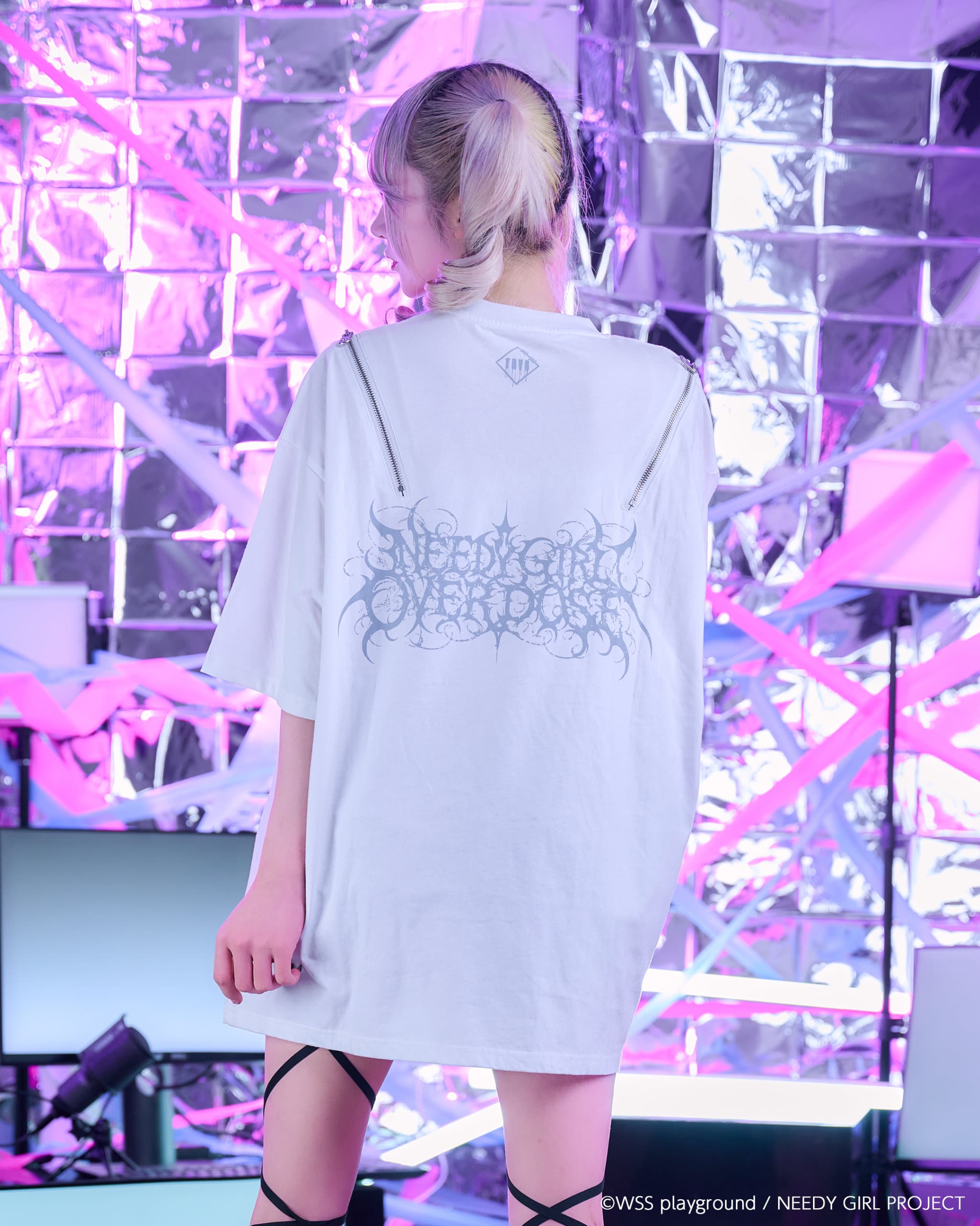 ❤️ドイリー✨タズちゃん様オーダー専用 TRAVAS TOKYO×NEEDY GIRL OVERDOSE】超てんちゃんイラストTシャツ/全1色