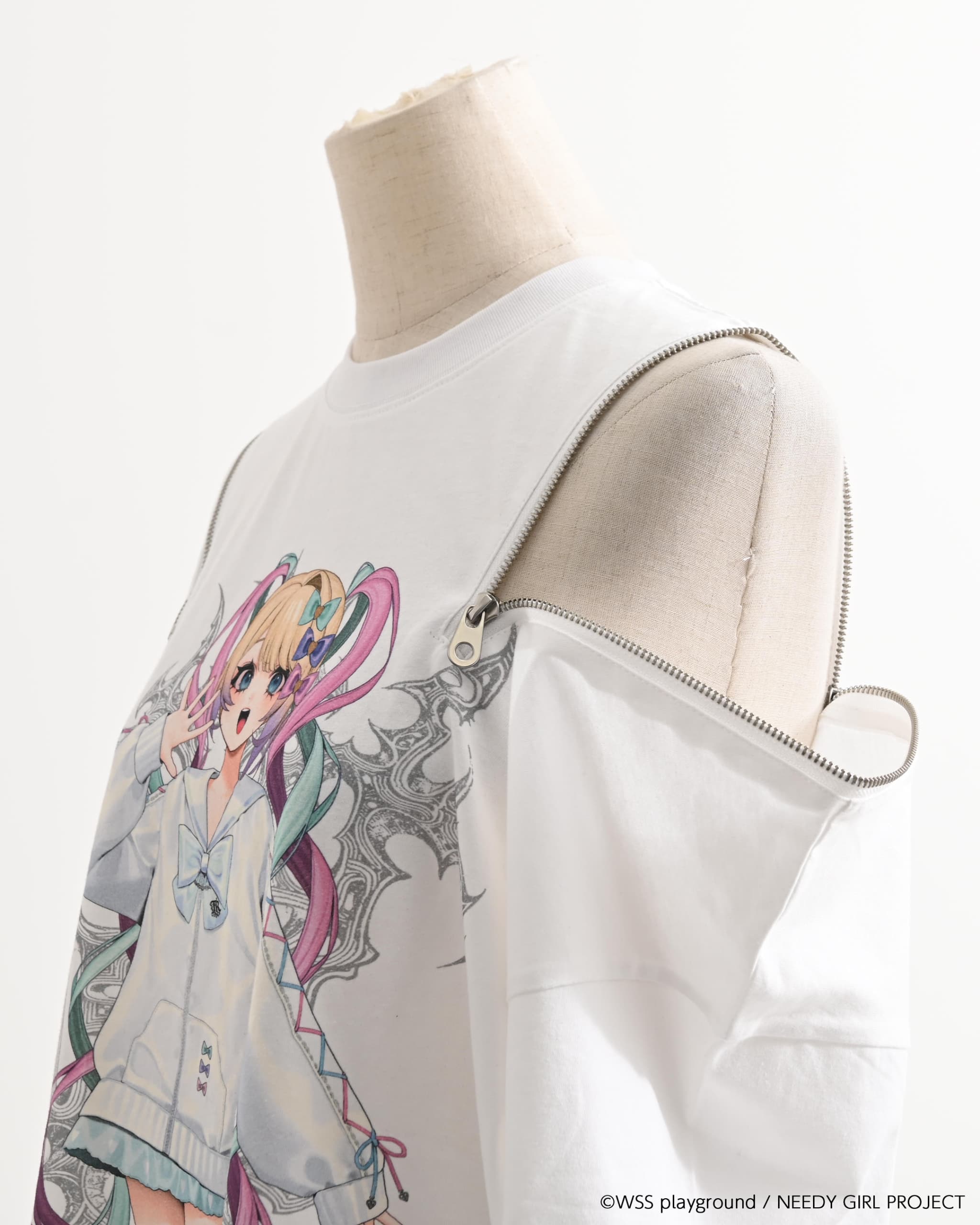 TRAVAS TOKYO×NEEDY GIRL OVERDOSE】超てんちゃんイラストTシャツ/全1色