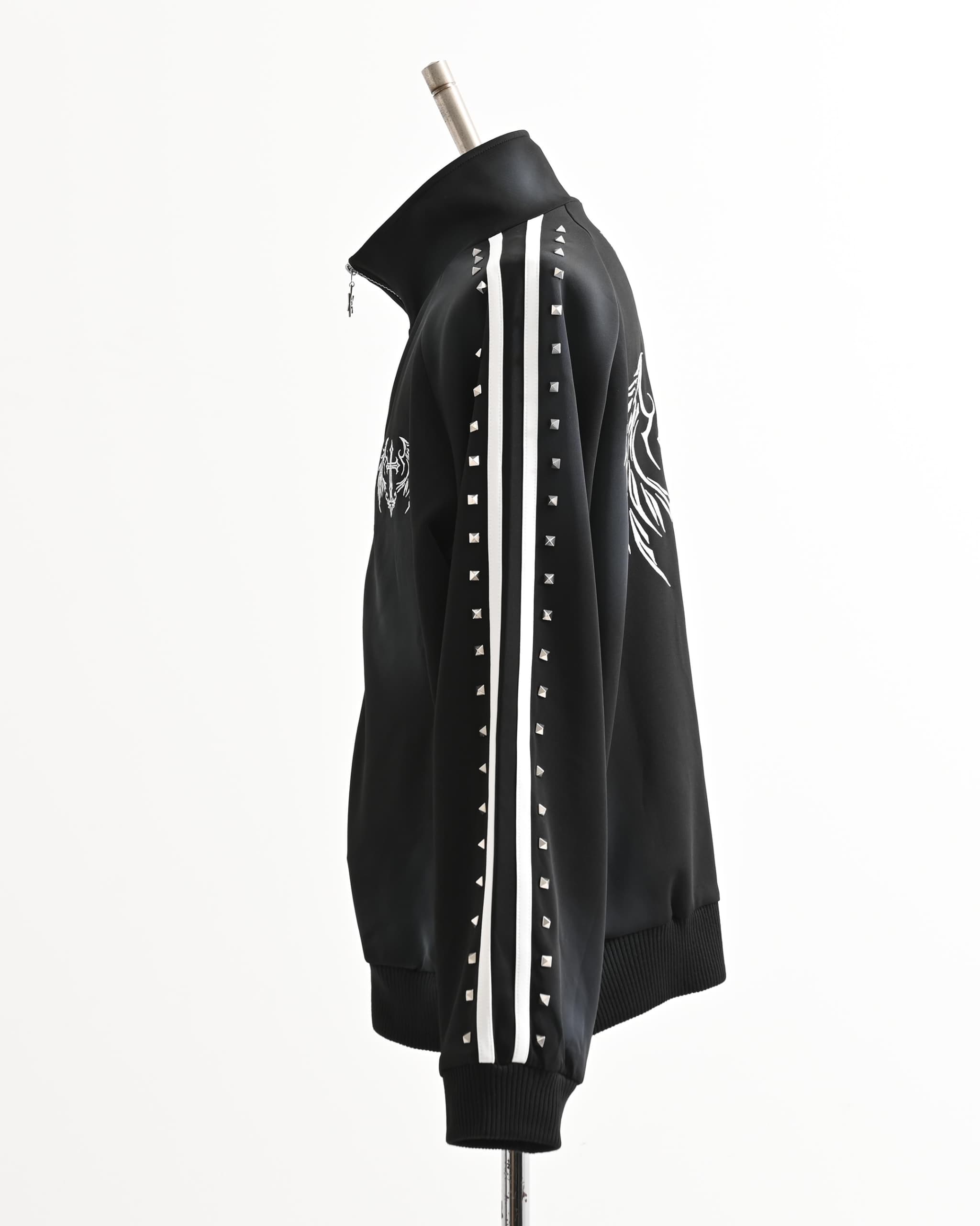 REFLEM【レフレム】スプレー加工スタッズライントラックジャケット/全3色