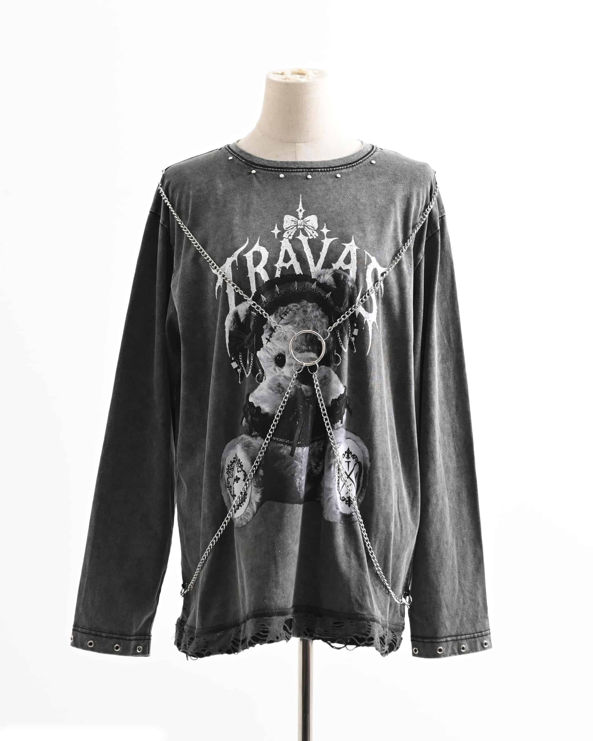 TRAVAS TOKYO【トラバストーキョー】チェーンハーネスくまプリントロン