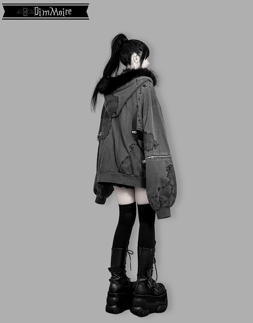 DimMoire【ディムモアール】Grave Keeperパーカー/Gray