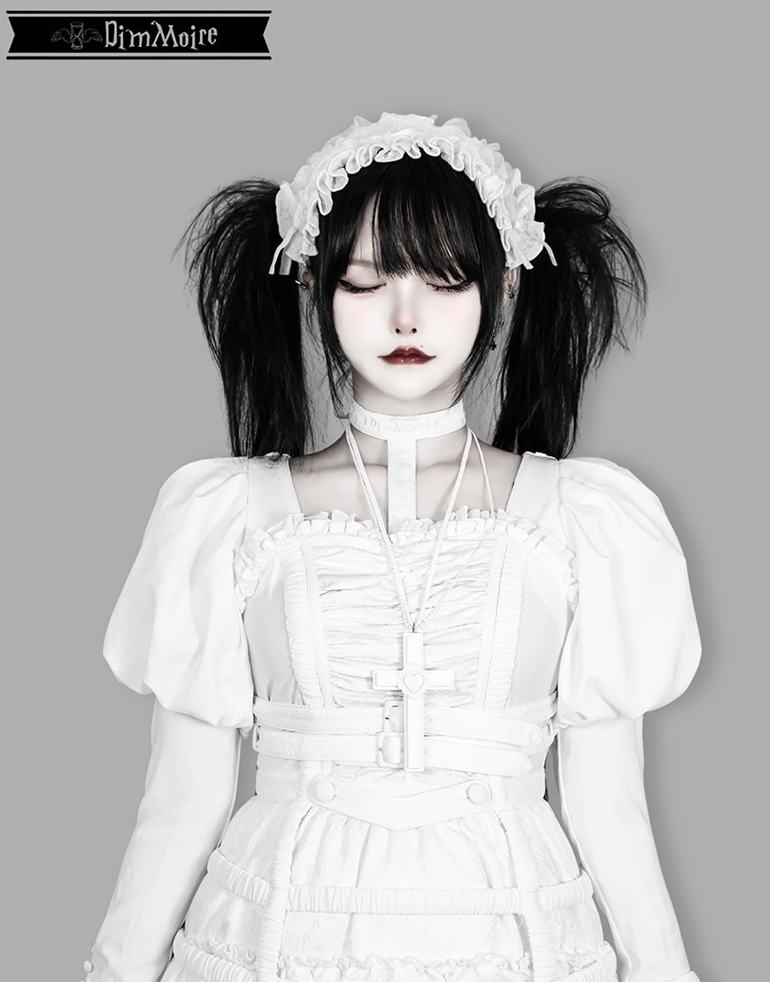 DimMoire 絶メイドドレス ホワイト DimMoire【ディムモアール】Coffin Maidenドレス/White